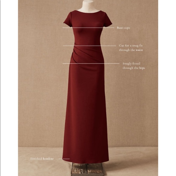 BHLDN Matisse Cap Sleeve Crepe Dress - Picture 3 of 11